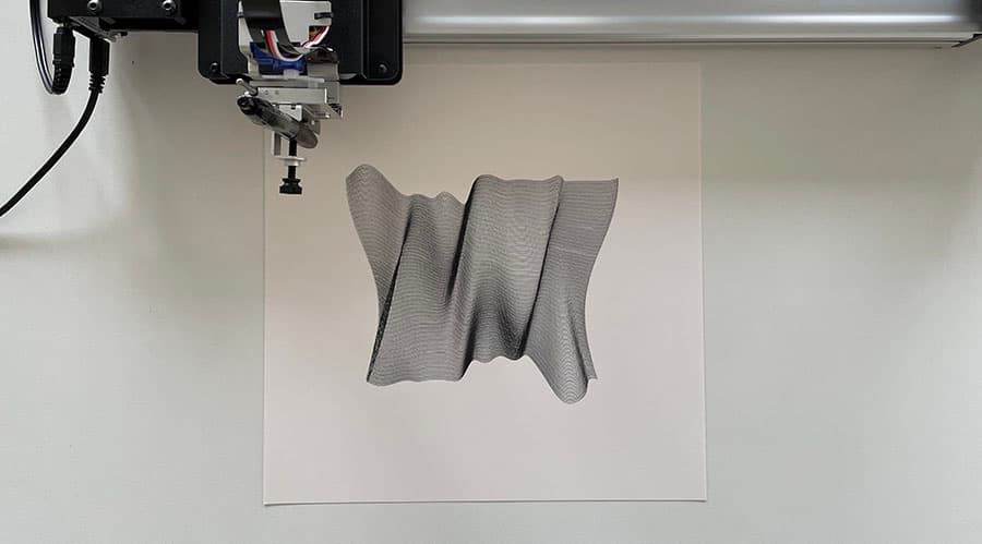 Pen plotter result
